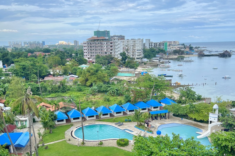 セブ島留学 Cebu Blue Ocean Academy 部屋からの景色